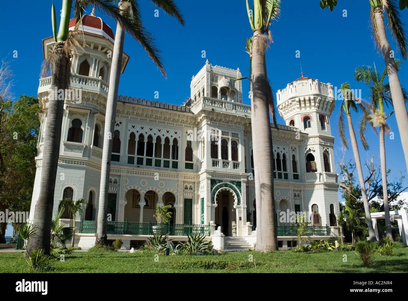 Palacio de Valle sulla Punta Gorda, Cienfuegos, Cuba. Foto Stock