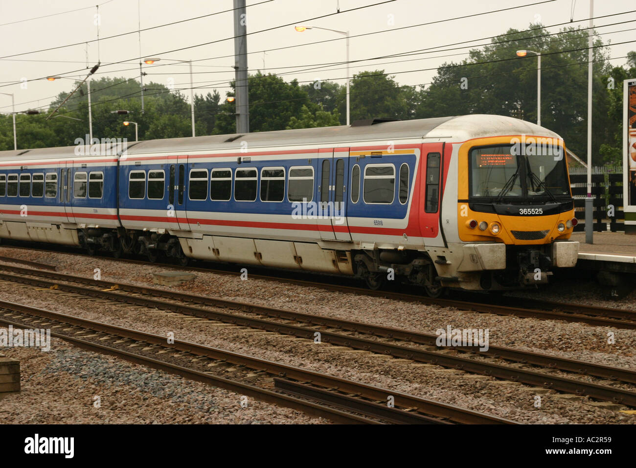 WAGN Commuter Train stazione di Huntingdon Foto Stock