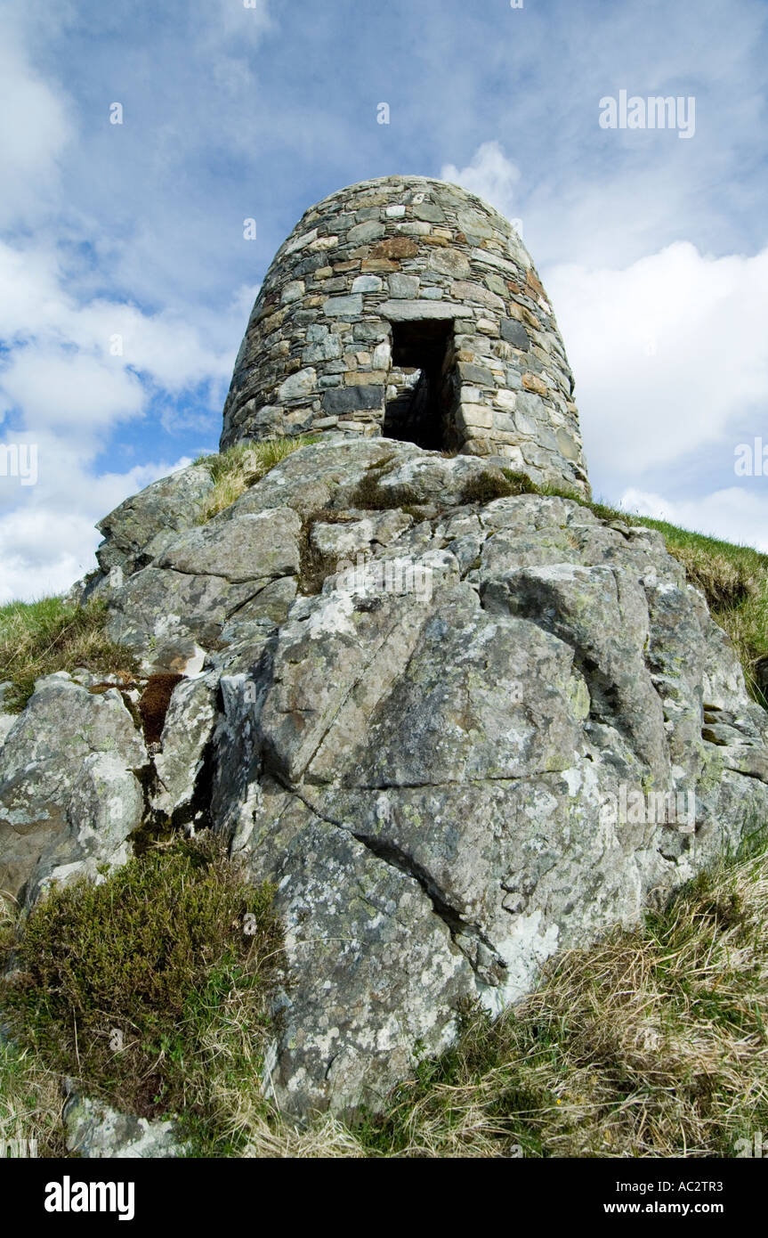 Memoriale per gli eroi di Loch, progettato: Macleod, costruito: Jim Crawford, isola di Lewis, Ebridi Esterne, Scotland, Regno Unito Foto Stock