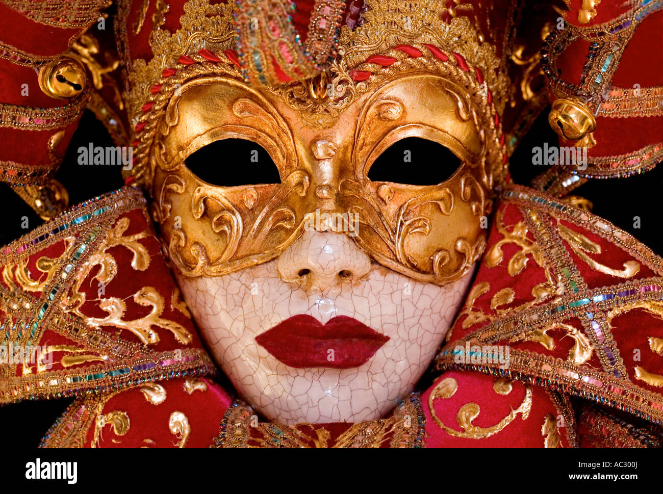 Maschera di Venezia Foto Stock