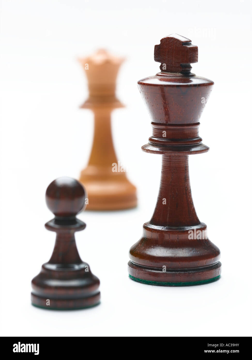 pezzi degli scacchi Foto Stock