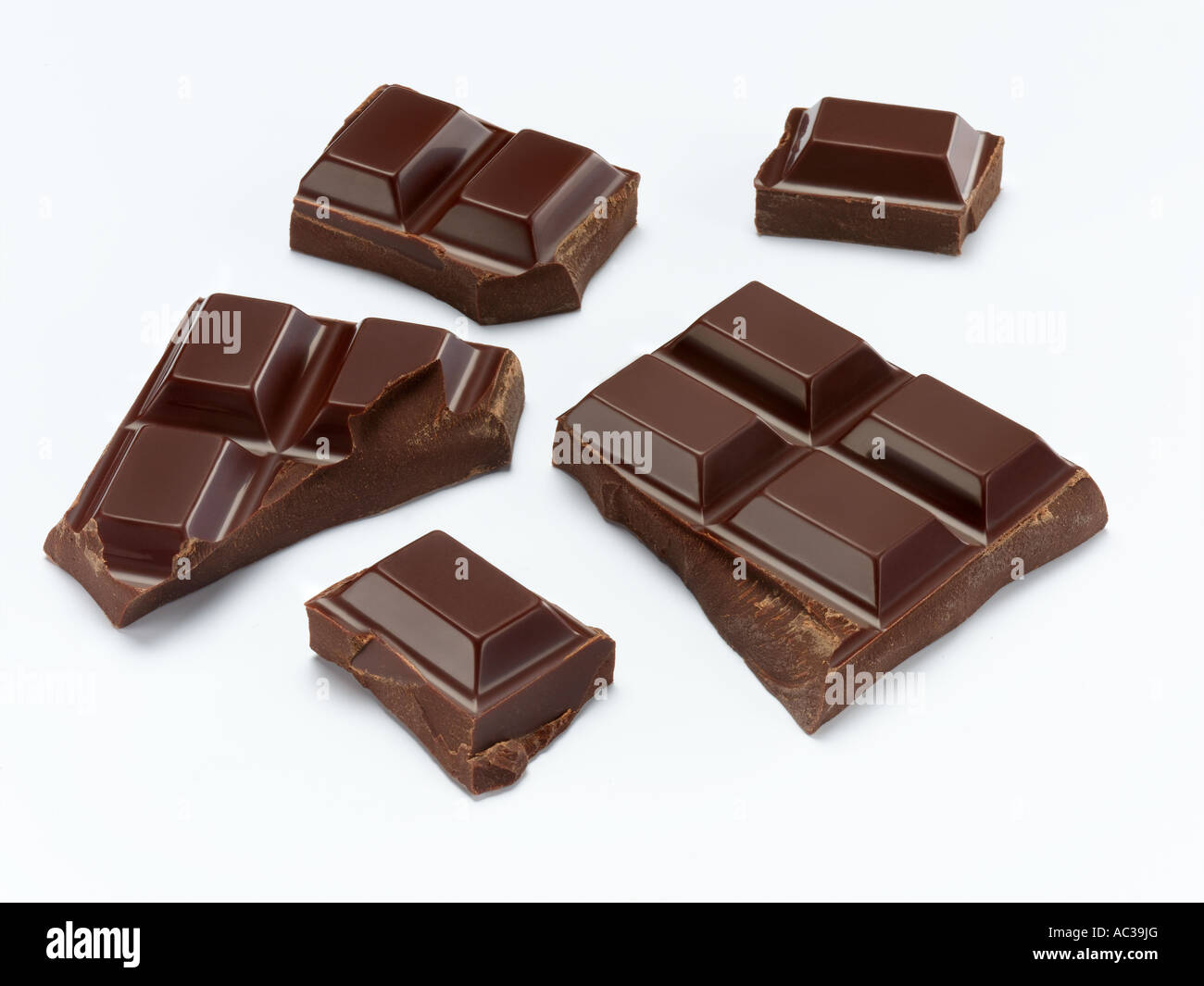 cioccolato fondente Foto Stock