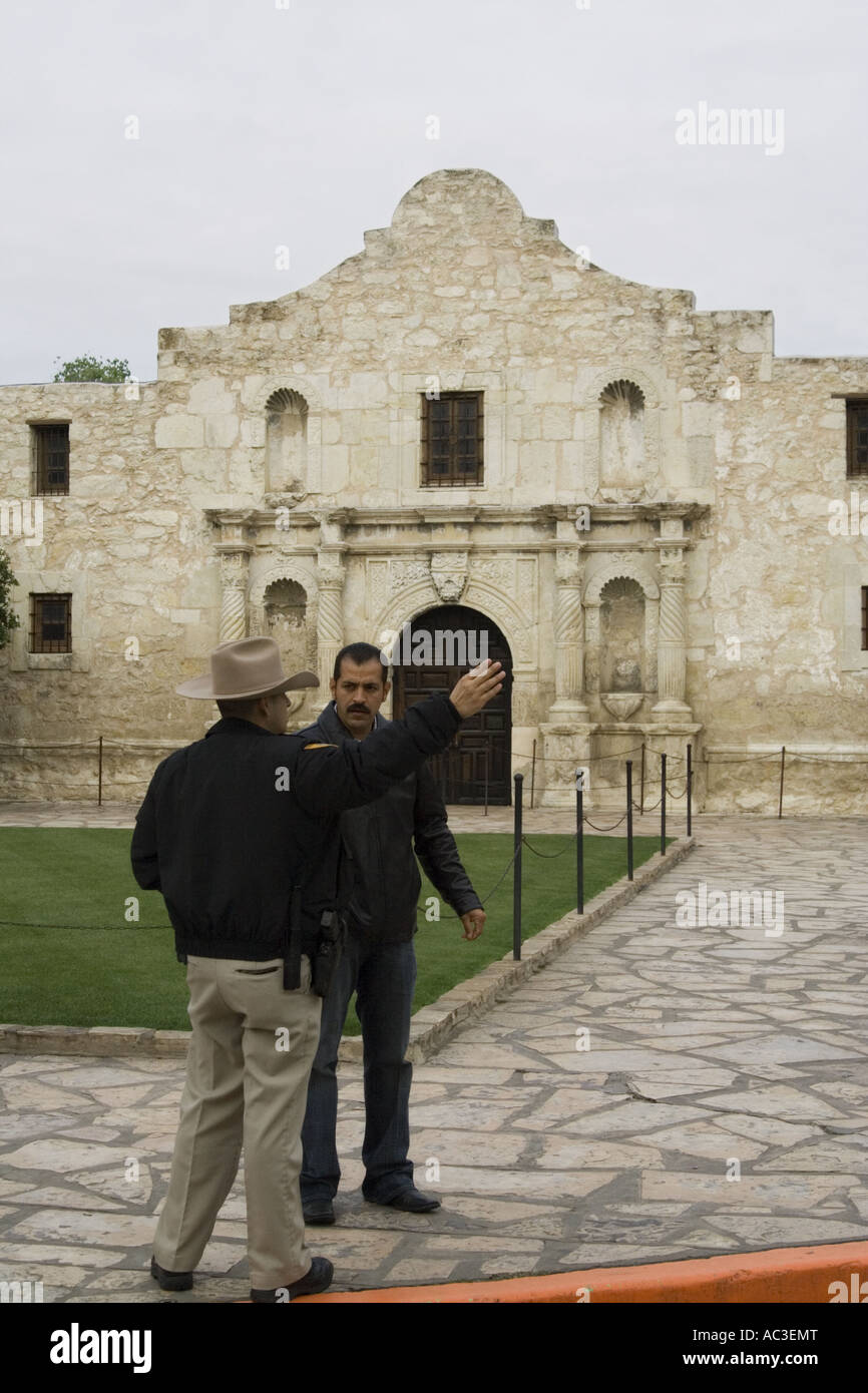 Alamo San Antonio Texas Foto Stock