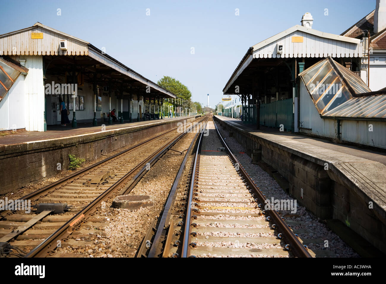British stazione ferroviaria Foto Stock