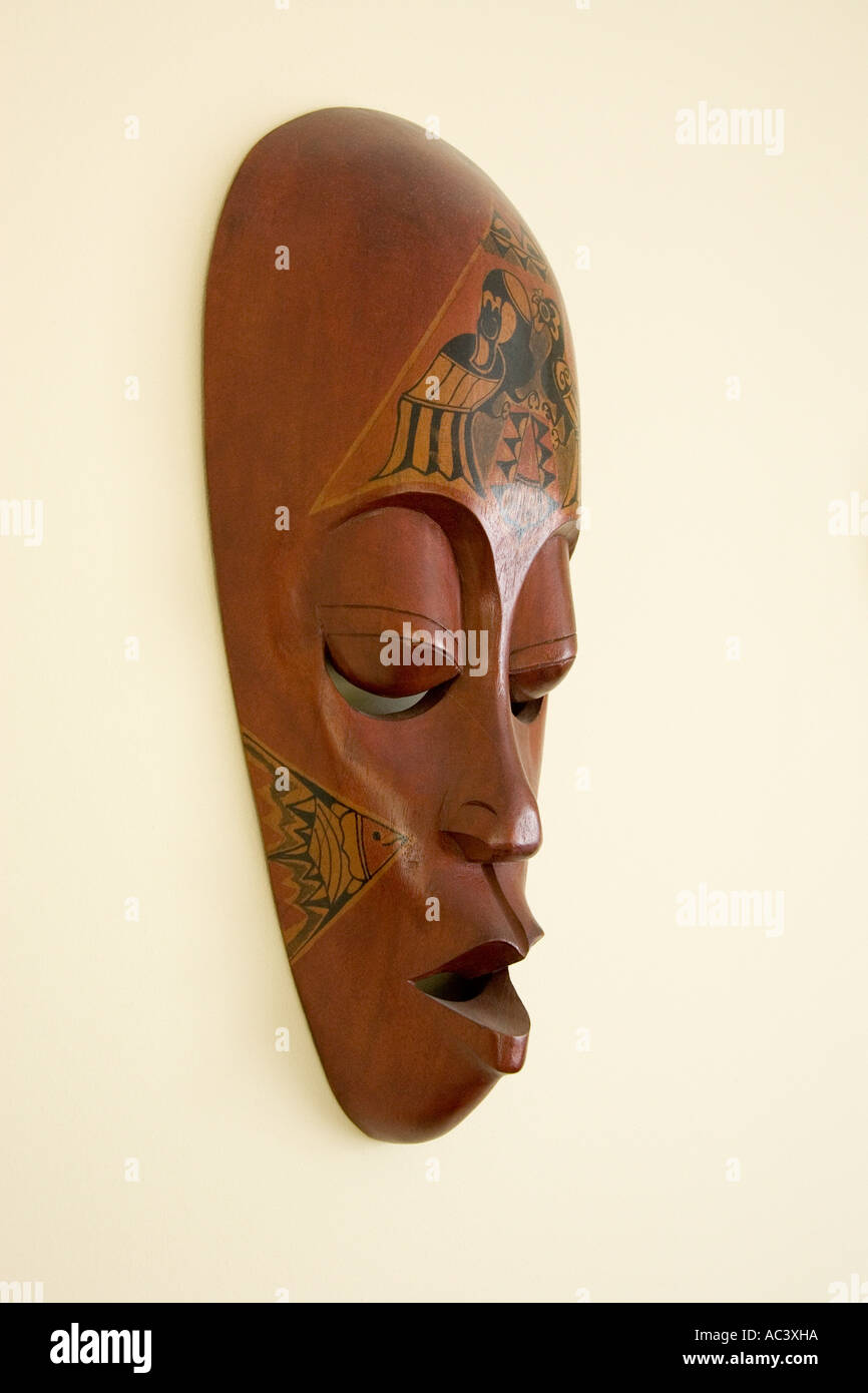 African maschera facciale Foto Stock