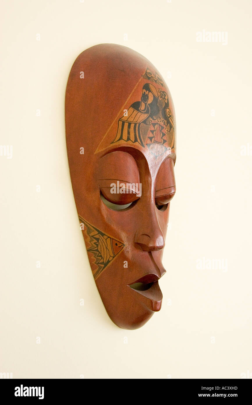 African maschera facciale Foto Stock