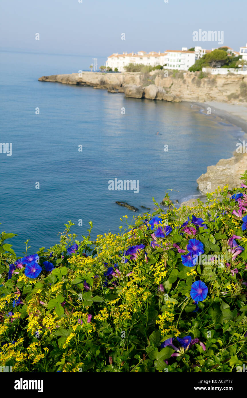 Nerja. Costa del Sol, provincia di Malaga, Andalusia. Spagna Foto Stock