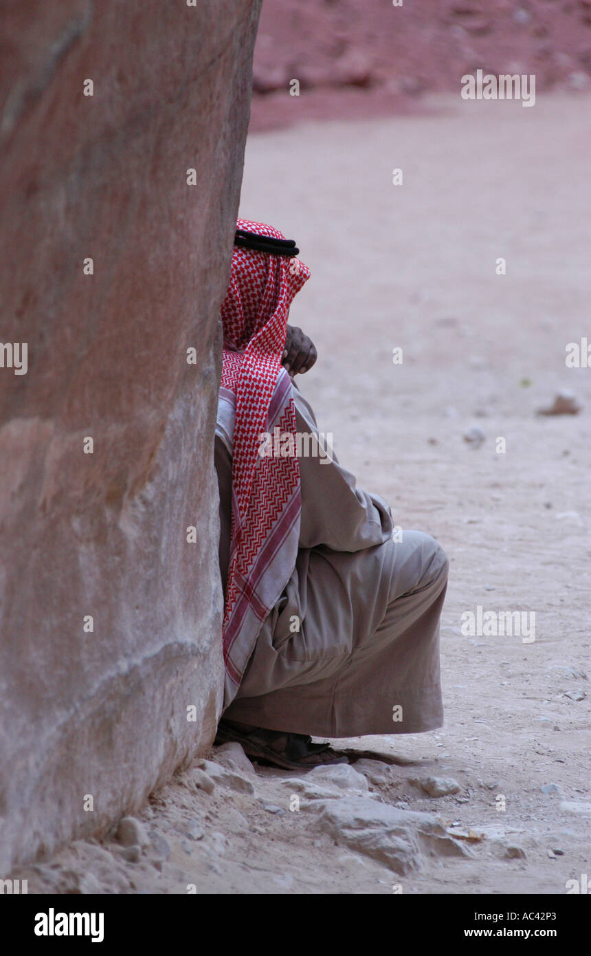 Uomo arabo Jordan Foto Stock