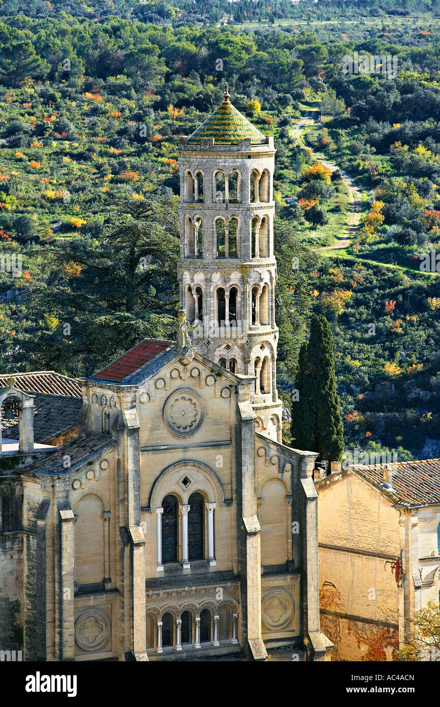 La torre Fenestrelle, UZES, Francia. Foto Stock
