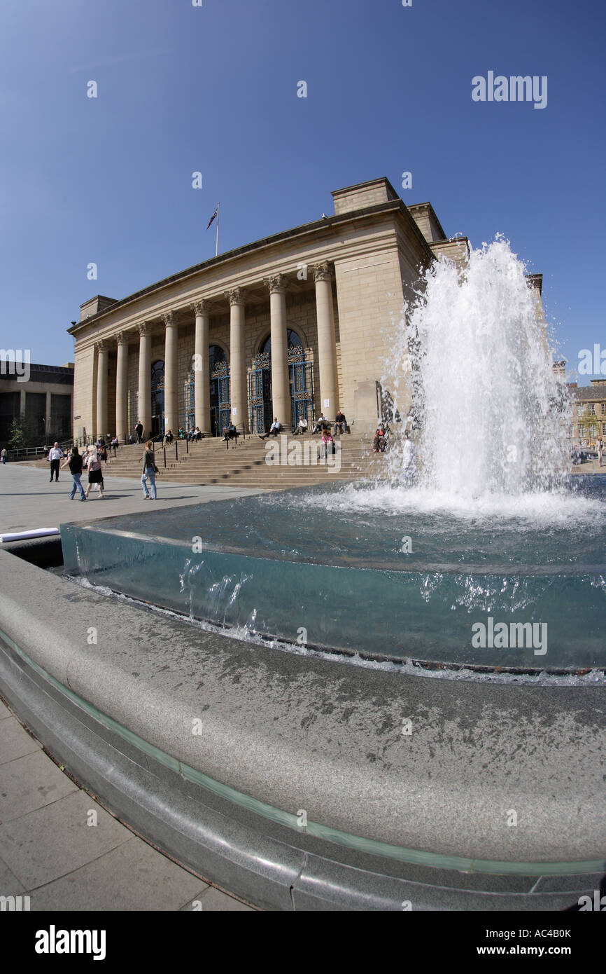 Municipio Piscina imbonitori Sheffield South Yorkshire Inghilterra Foto Stock