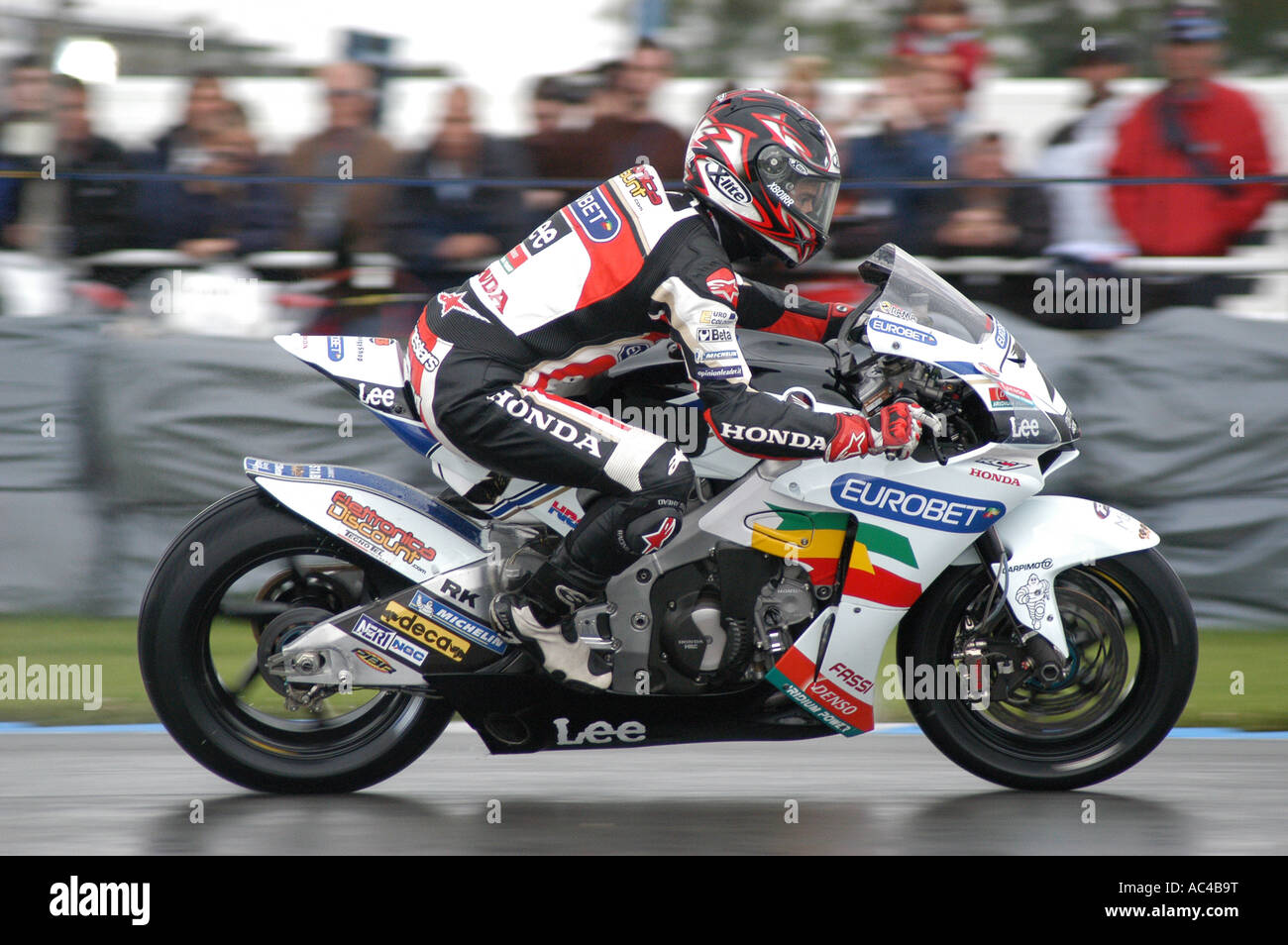 Carlos Checa (ESP) al 2007 Nickel & Dime British Motorcycle Grand Prix - Donington Park Foto Stock