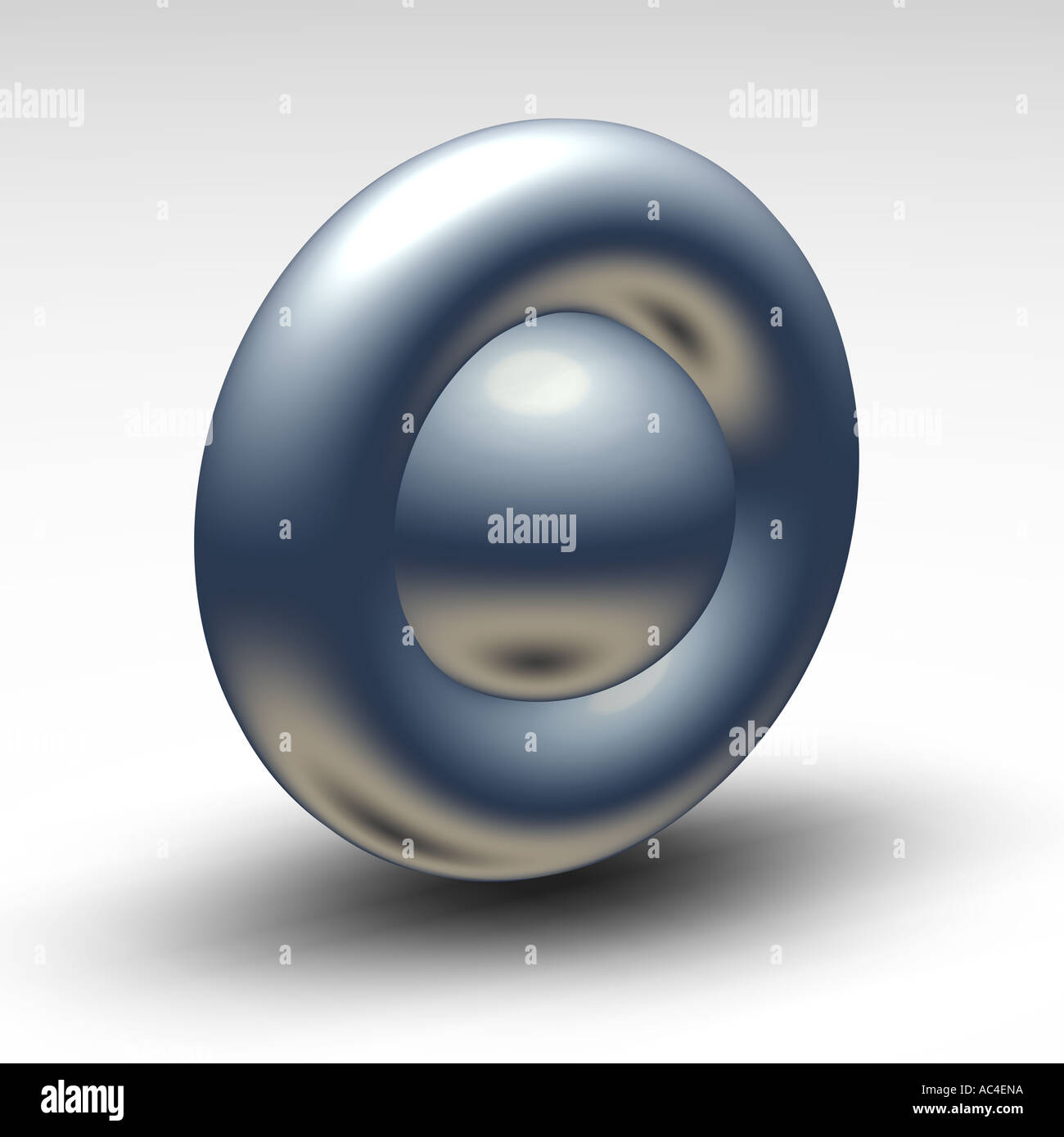 forma 3D Foto Stock