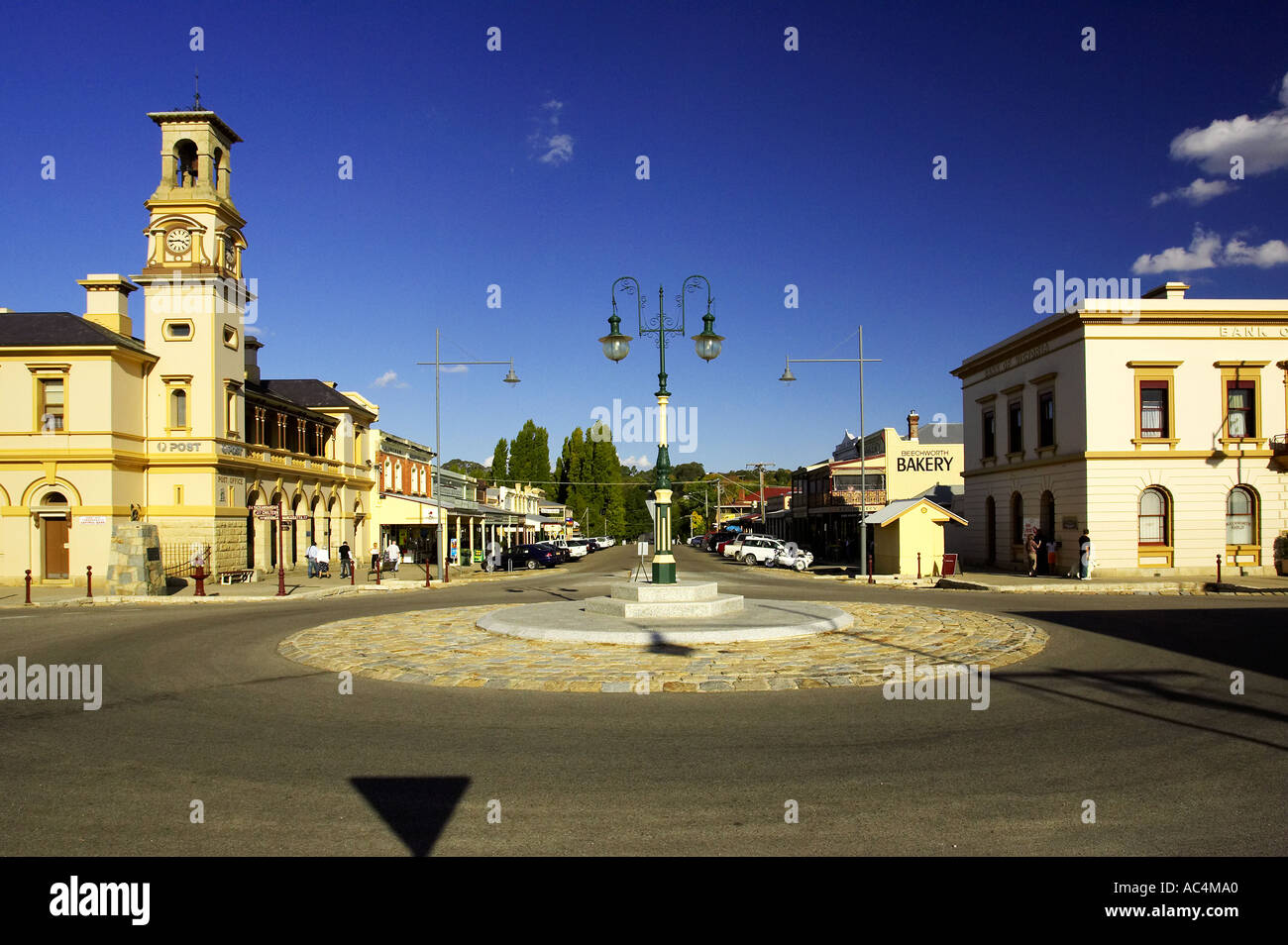 Historic Beechworth Post Office Beechworth Victoria Australia Foto Stock