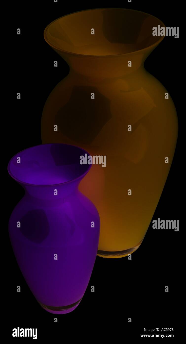 Vetro e vasi in vetro vasi jpg jpg Home Casa Casa e Home Foto Stock