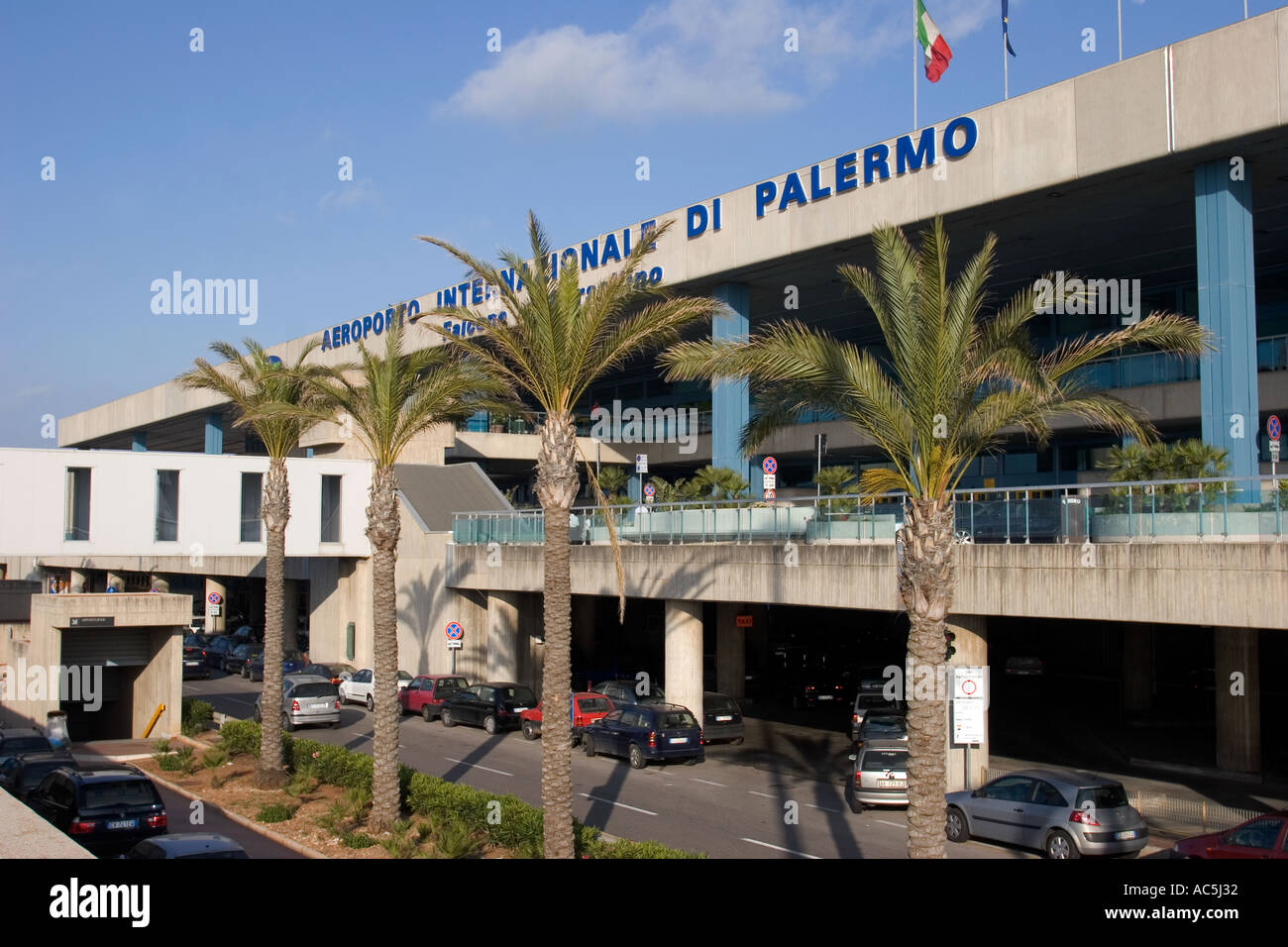 Aeroporto Internazionale Falcone Borsellino di Palermo Sicilia Italia Foto Stock