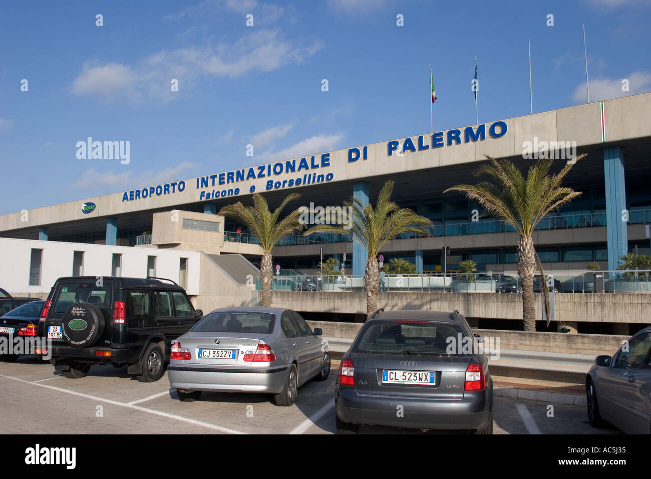 Aeroporto Internazionale Falcone Borsellino di Palermo Sicilia Italia Foto Stock