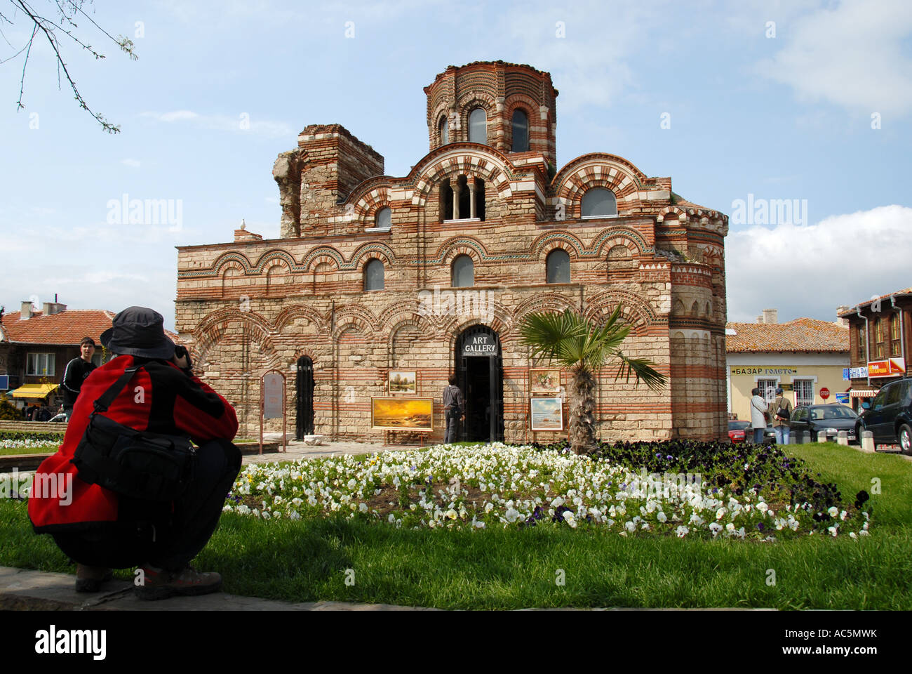 La Bulgaria Europa Nesebar Mesembria chiesa Foto Stock