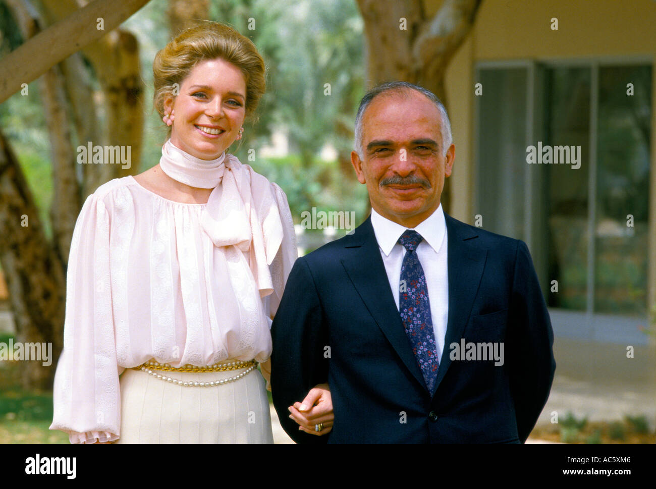 Il re Hussein e la regina Noor Aqaba Giordania 4 84 Foto stock - Alamy