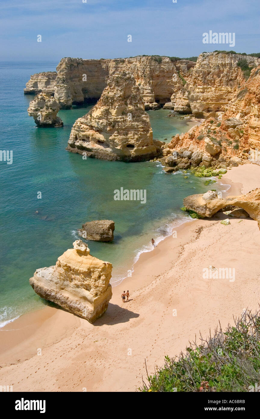 Praia da Marinha Algarve Portogallo Foto Stock