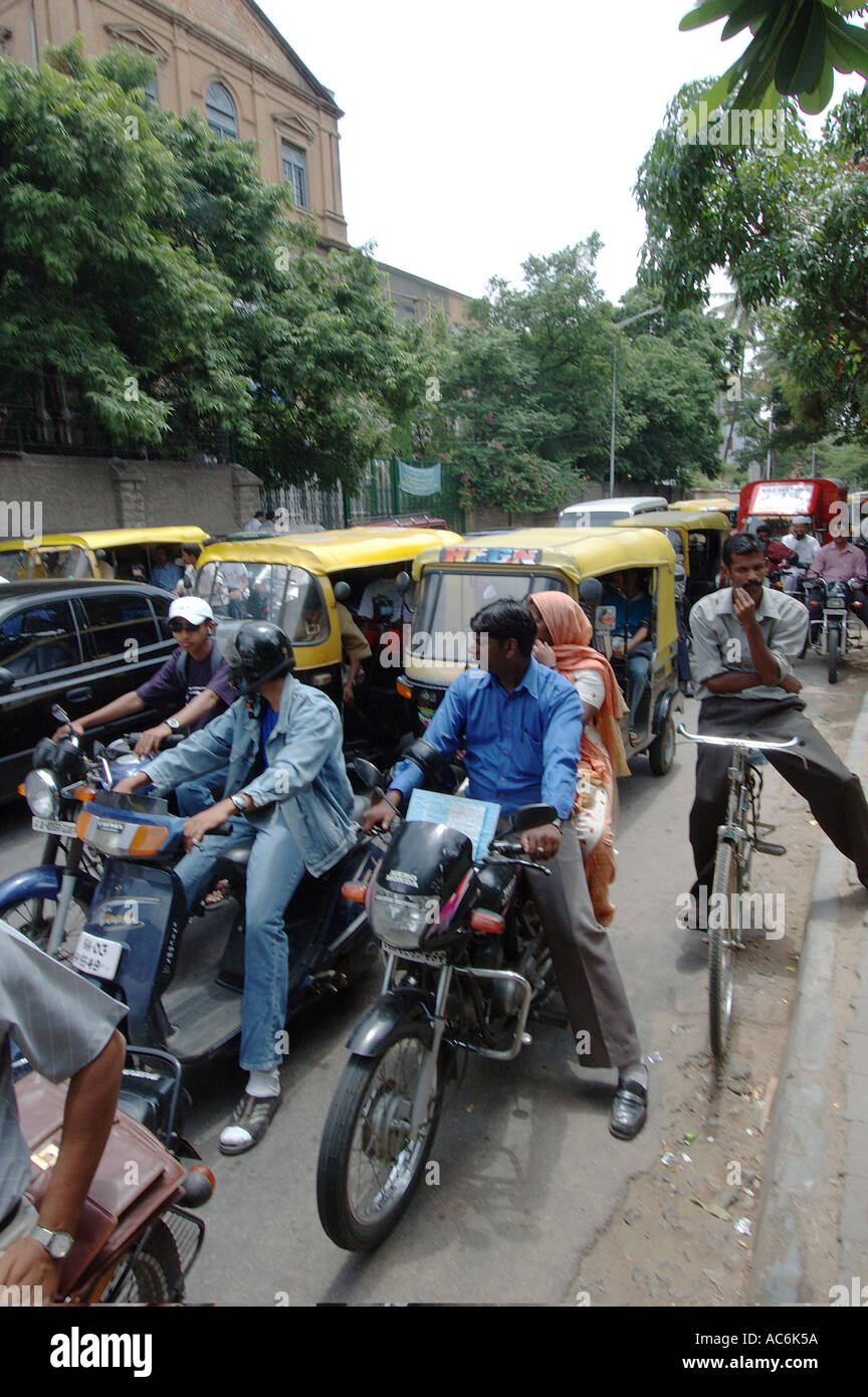 Shopping Center Brigade Road Bangalore in India Foto Stock