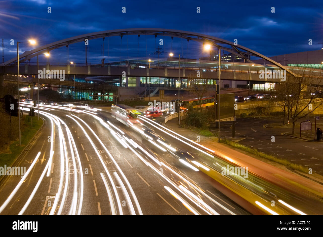 Park Square Roundbout Sheffield REGNO UNITO Foto Stock