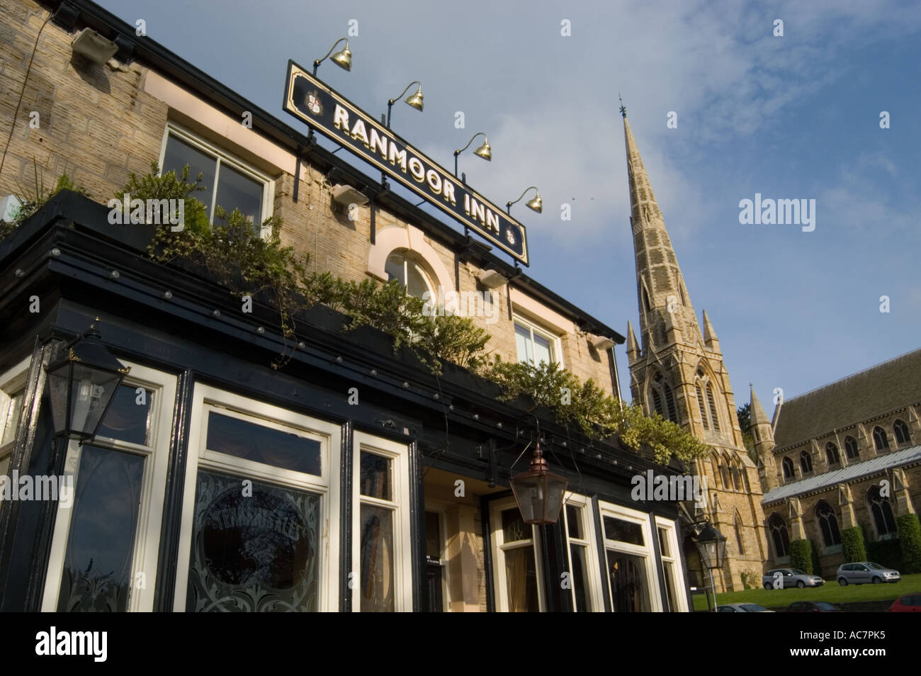 Ranmoor Inn St John s Chiesa Sheffield REGNO UNITO Foto Stock