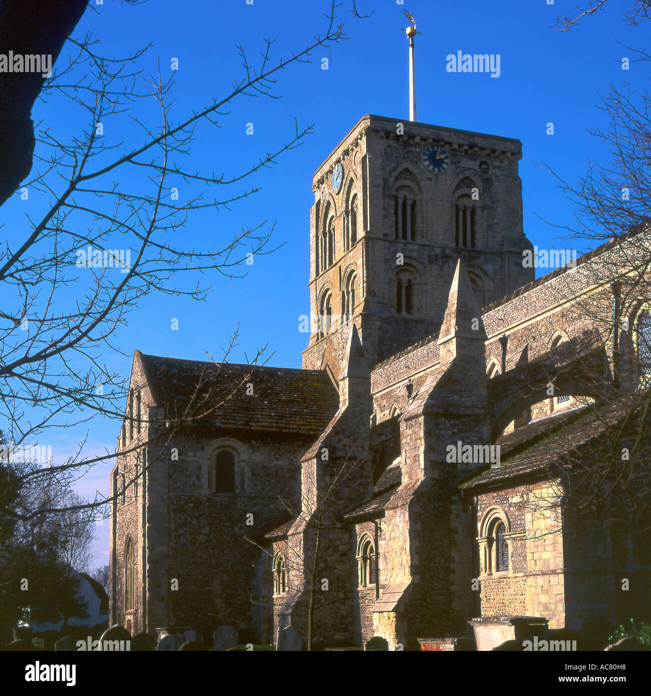 Santa Maria de Haura Chiesa a Shoreham nel West Sussex England Foto Stock