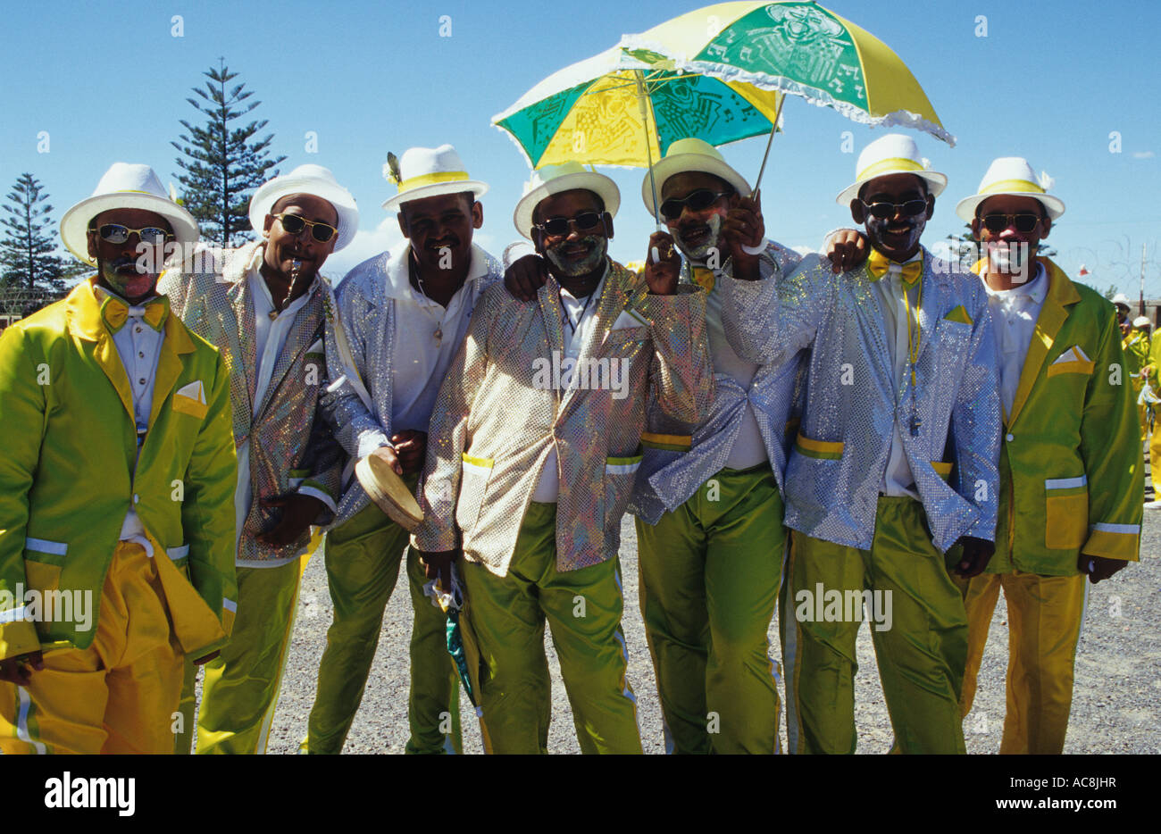 Cape minstrels carnevale, cape town, Sud Africa Foto Stock