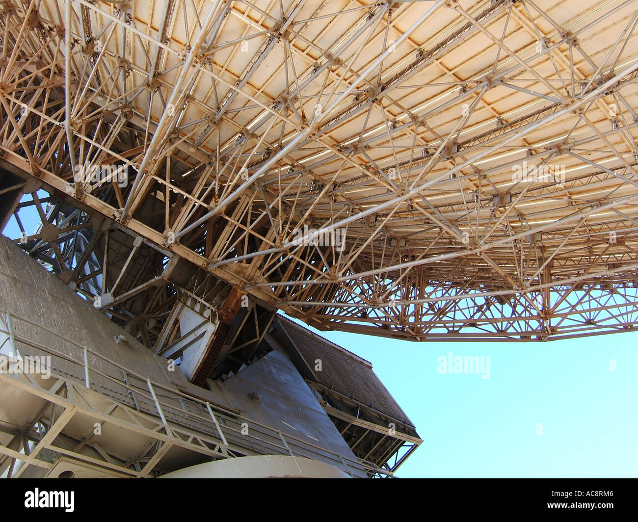 La parabola satellitare a Carnarvon, Australia occidentale Foto Stock