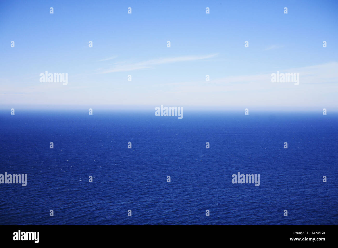 Vista del mare Mediterraneo, Spagna Maiorca Foto Stock