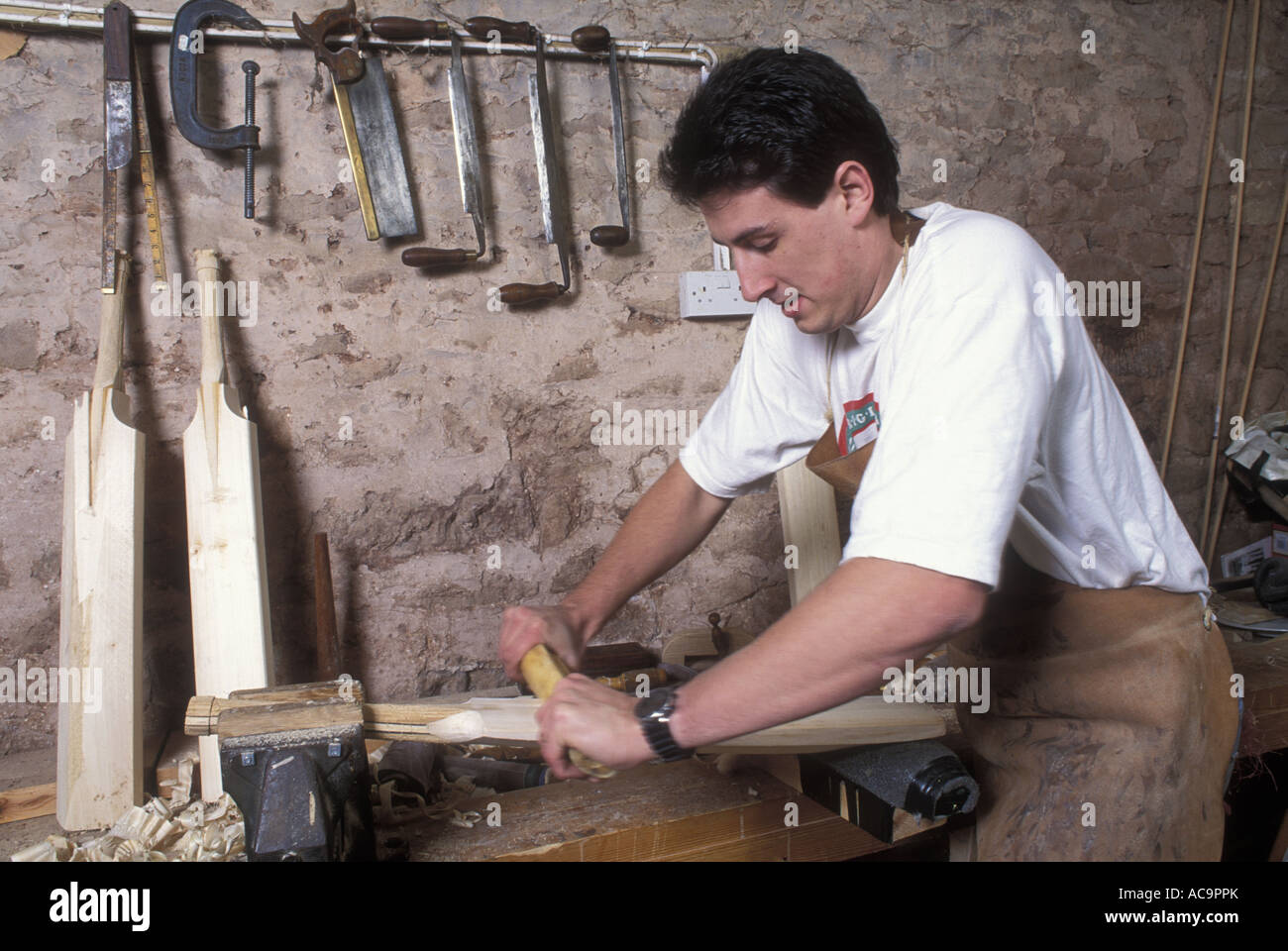 'Cricket bat". Foto Stock