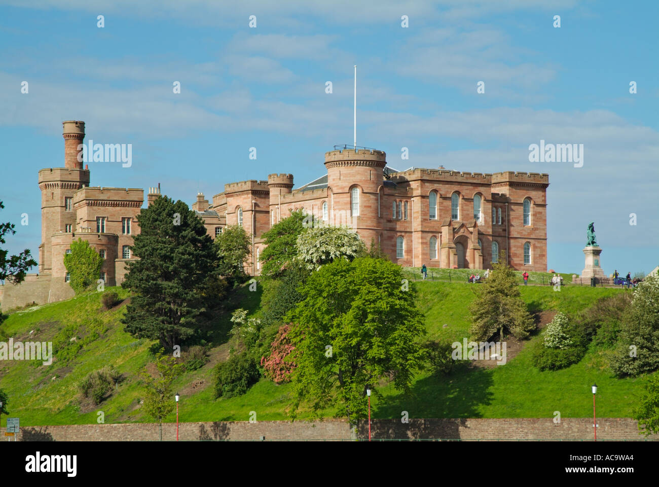 Inverness Castle Highlands della Scozia UK GB EU Europe Foto Stock