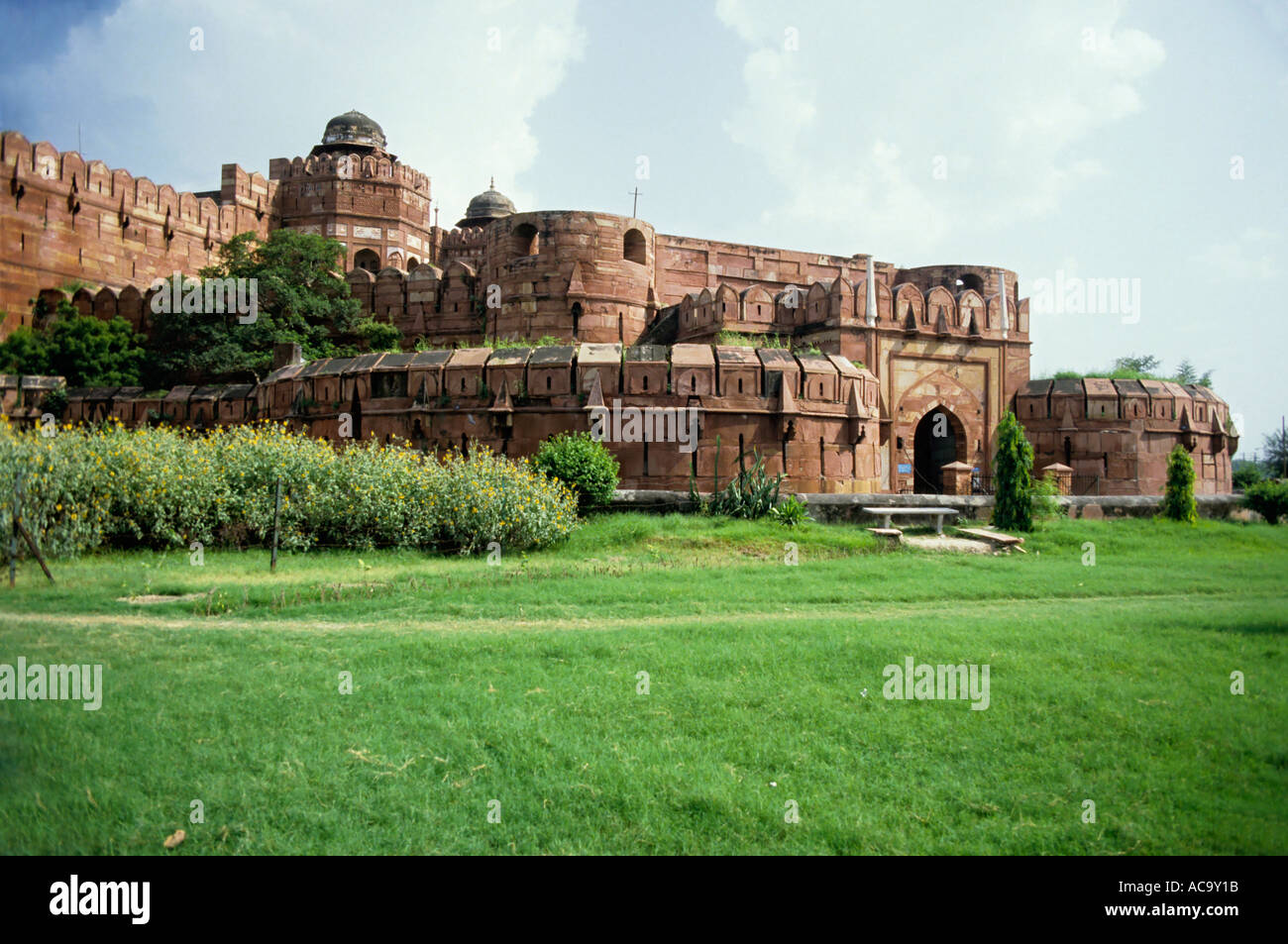 Il Forte Rosso di Agra, India Foto Stock