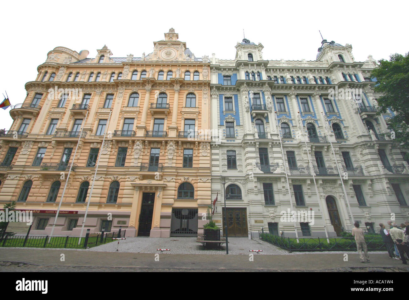 Lettonia - Riga - Art Nouveau Foto Stock