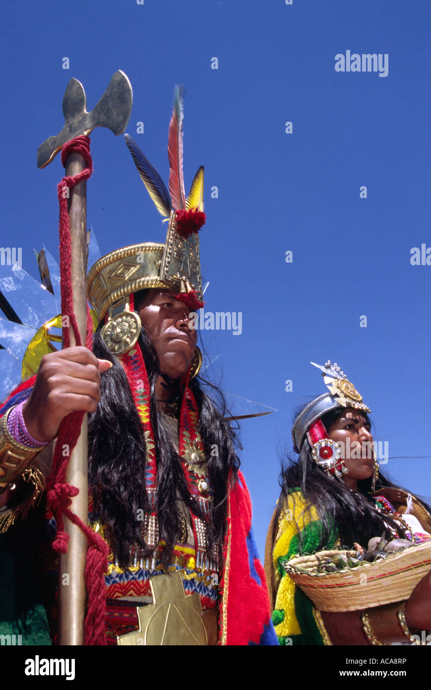 Manco Capac - Puno Week festival, Puno, Perù Foto Stock