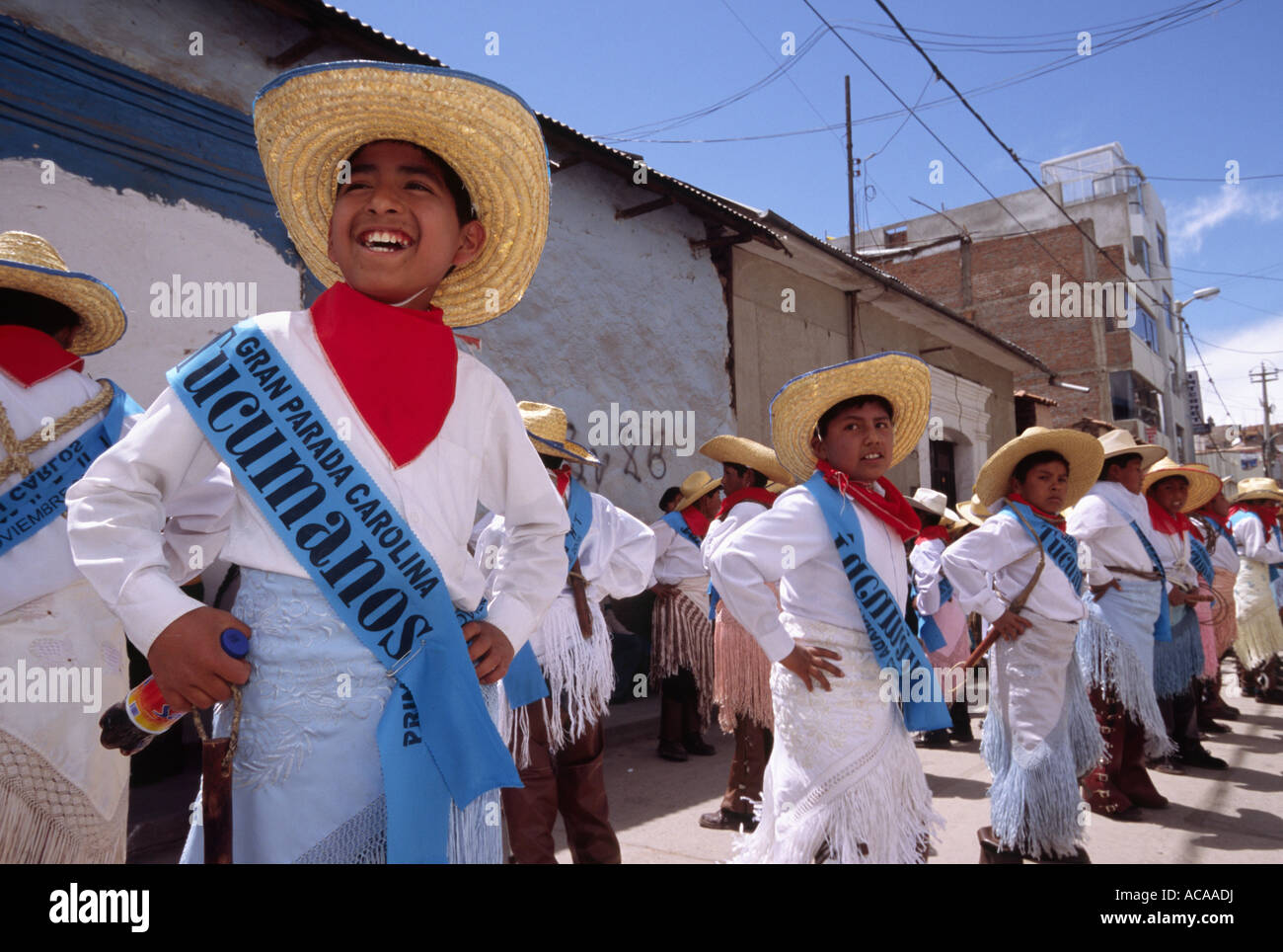 Ballerini - Puno Week festival, Puno, Perù Foto Stock
