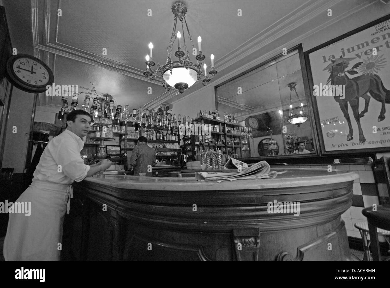 Parigi Le Petit Fer a cheval bar nel quartiere di Le Marais Foto Stock