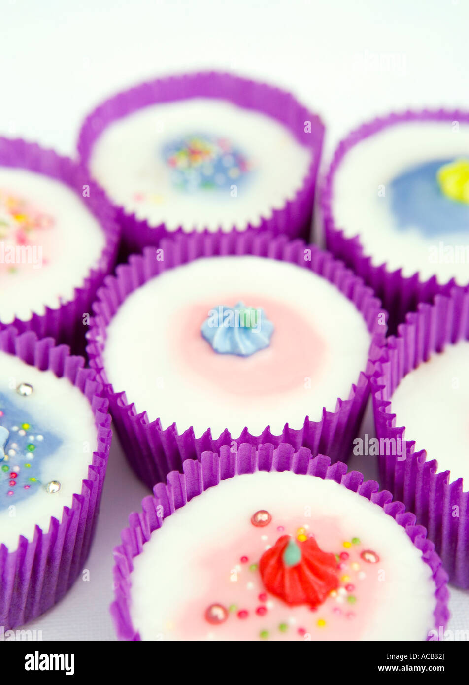 Torte della tazza Foto Stock