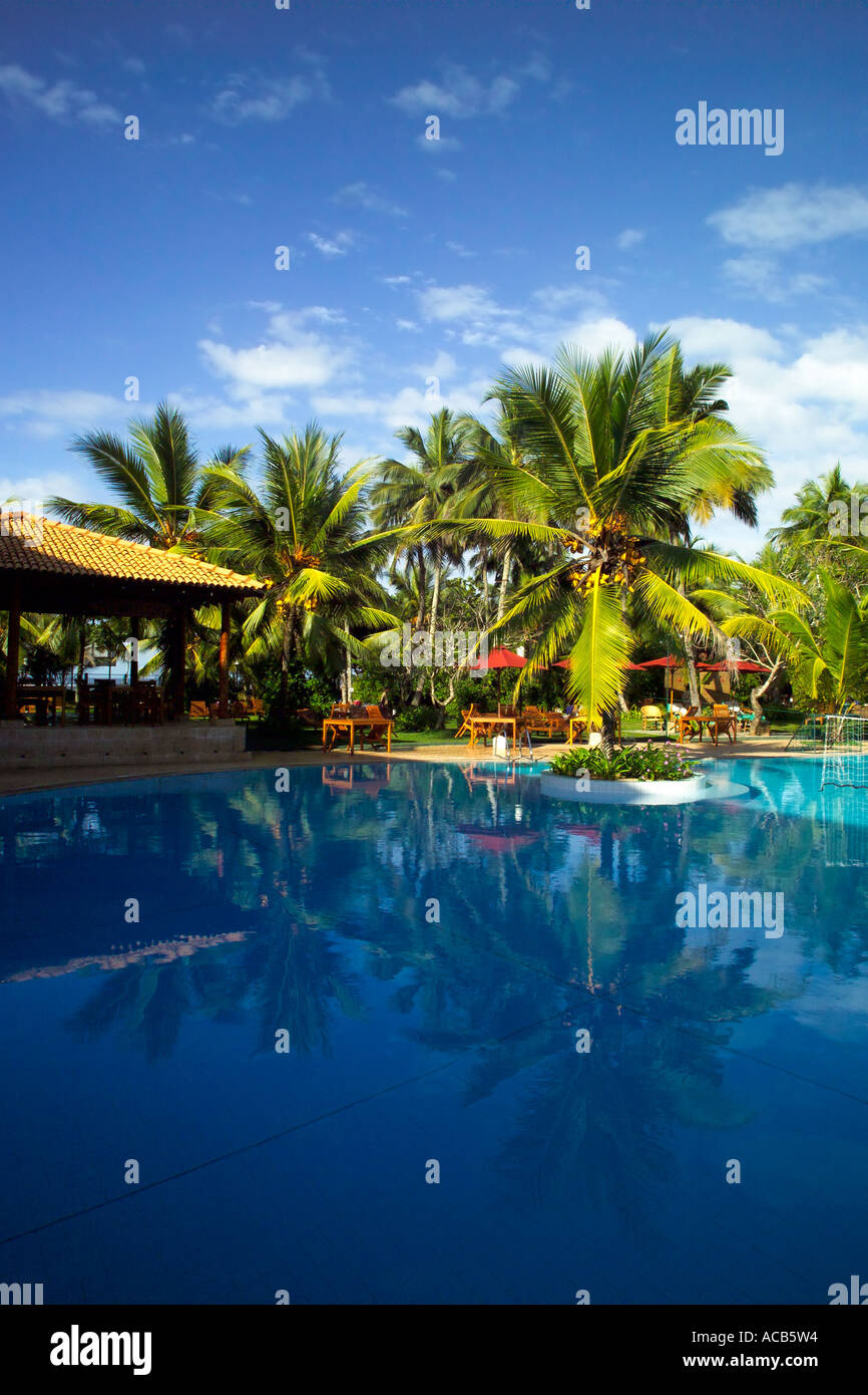 Piscina Eden Spa Resort Beruwela, Sri Lanka Foto Stock