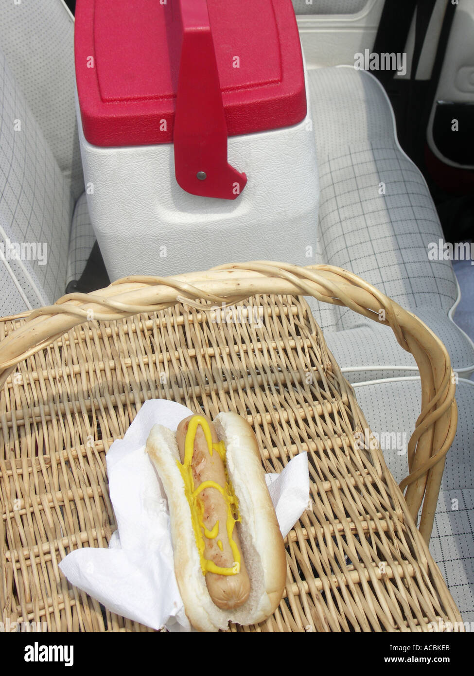 Forniture di pic-nic Foto Stock