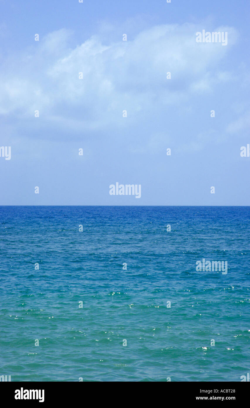 Orizzonte mediterraneo malaga Foto Stock