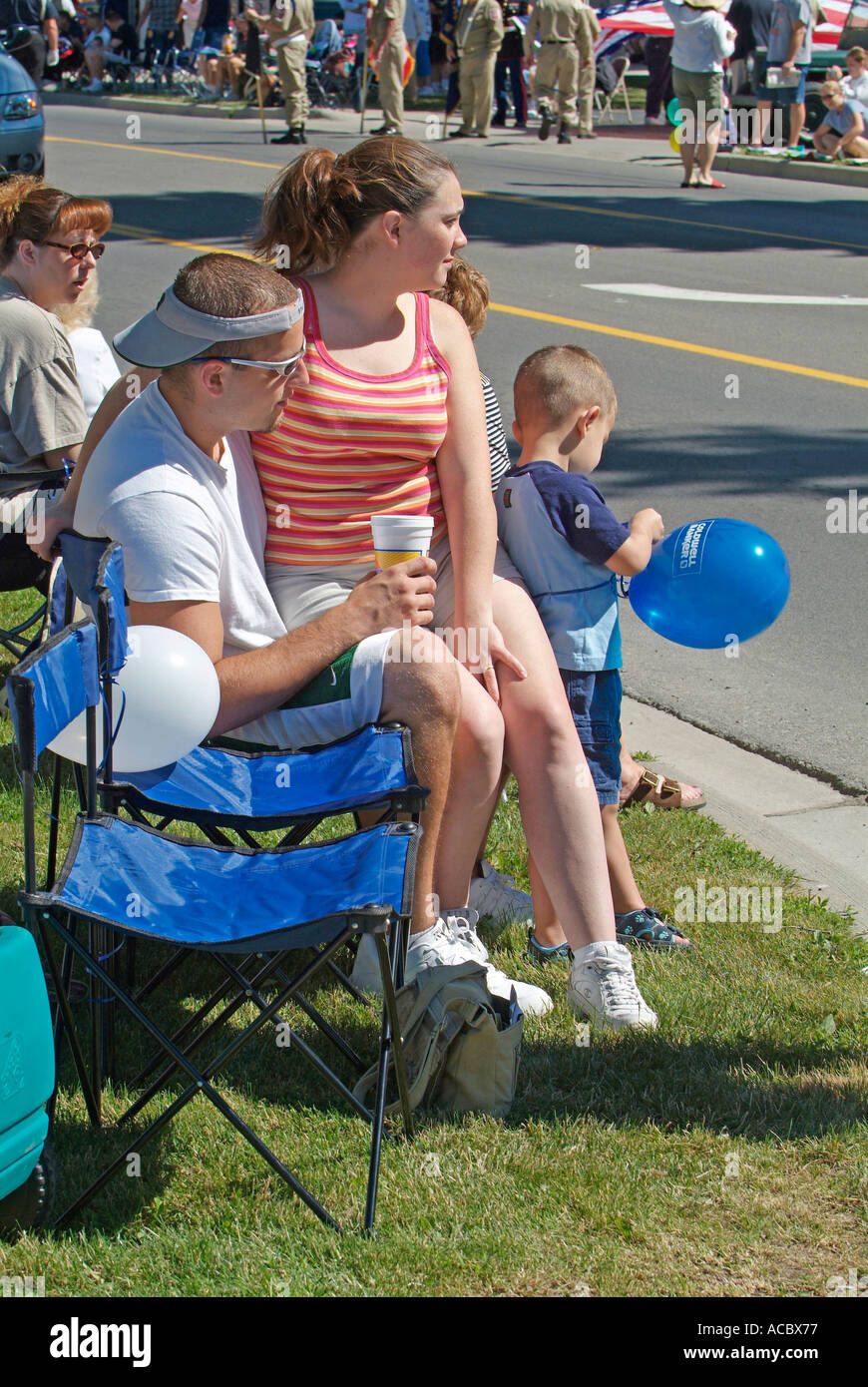 Giorno di indipendenza parade a Lexington Michigan Foto Stock