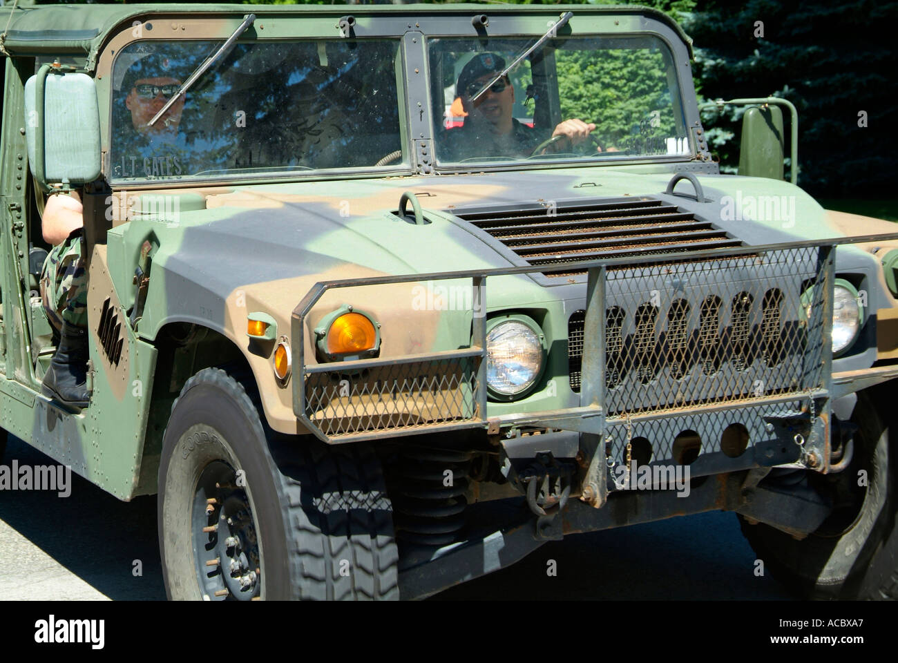 Giorno di indipendenza parade a Lexington Michigan Foto Stock