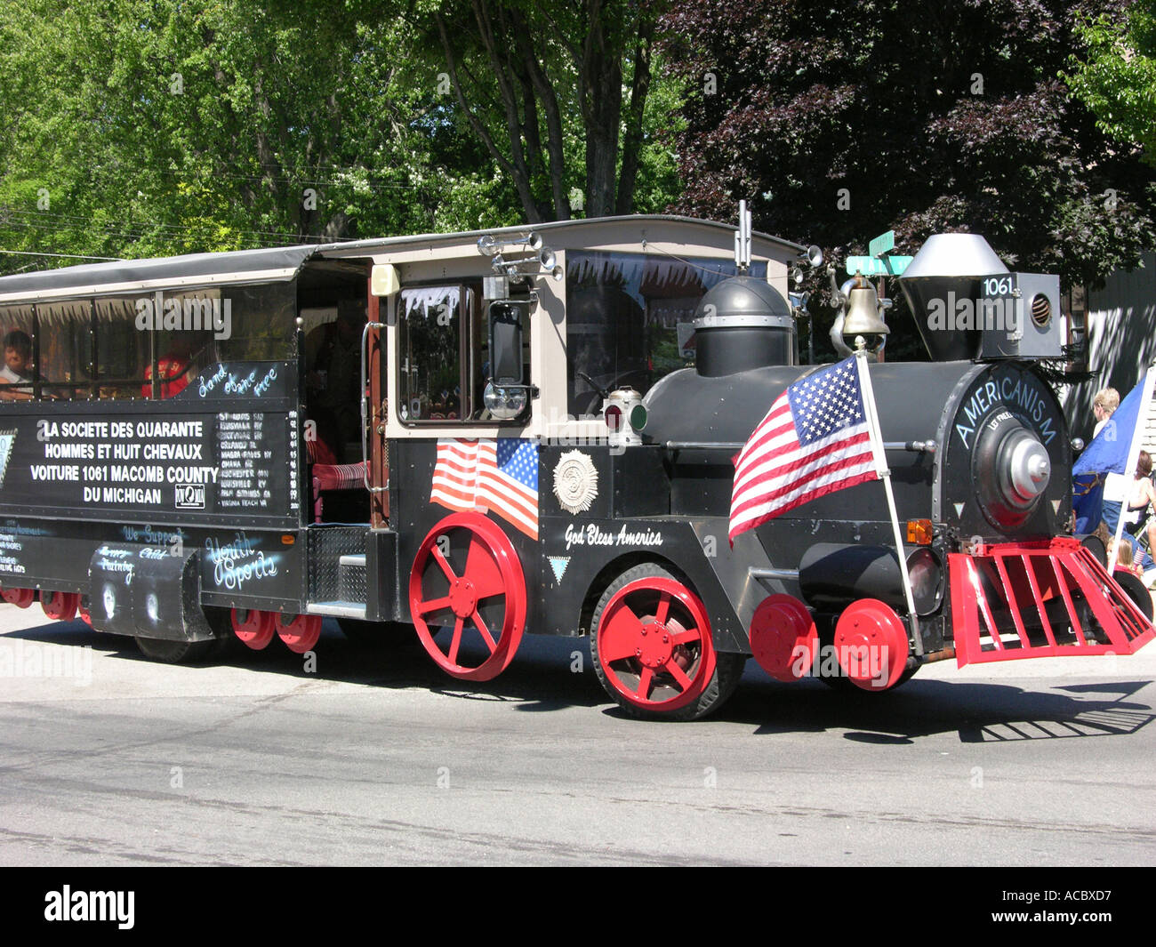 Giorno di indipendenza parade a Lexington Michigan Foto Stock