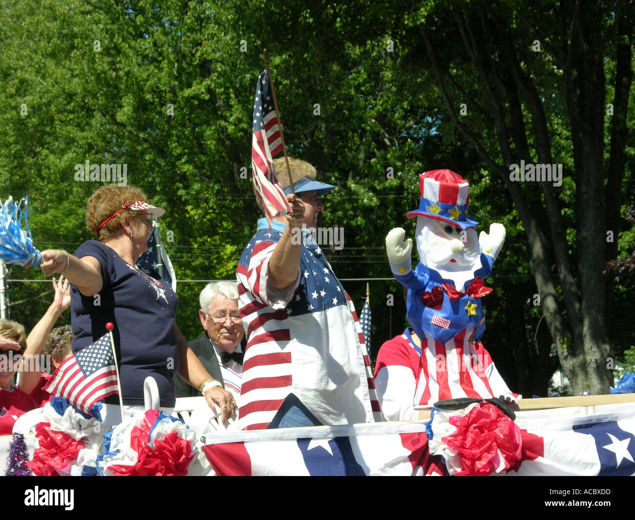 Giorno di indipendenza parade a Lexington Michigan Foto Stock