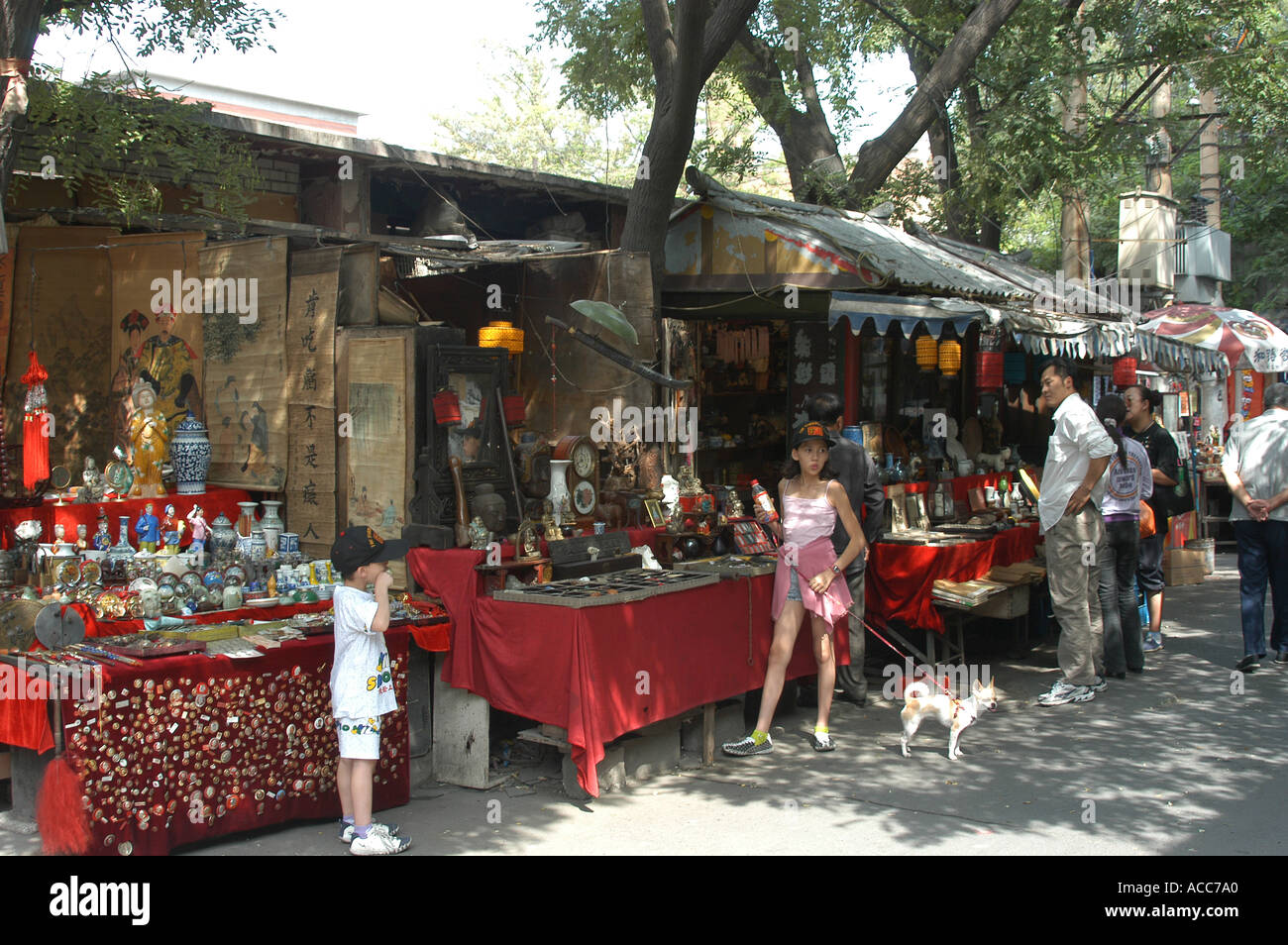 Antiquariato a Beijing in Cina Foto Stock