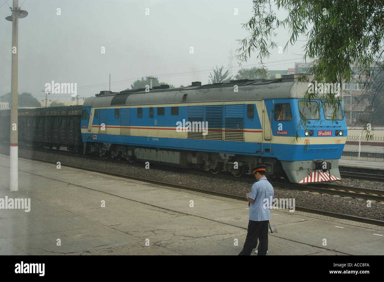 Locomotiva a Pechino, Cina Foto Stock