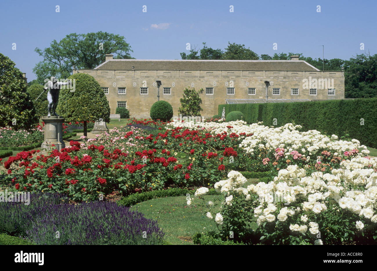 Grimsthorpe Castle Garden Lincolnshire Foto Stock