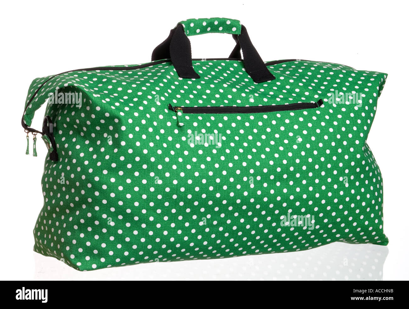 Macchie di colore verde in borsa Foto Stock