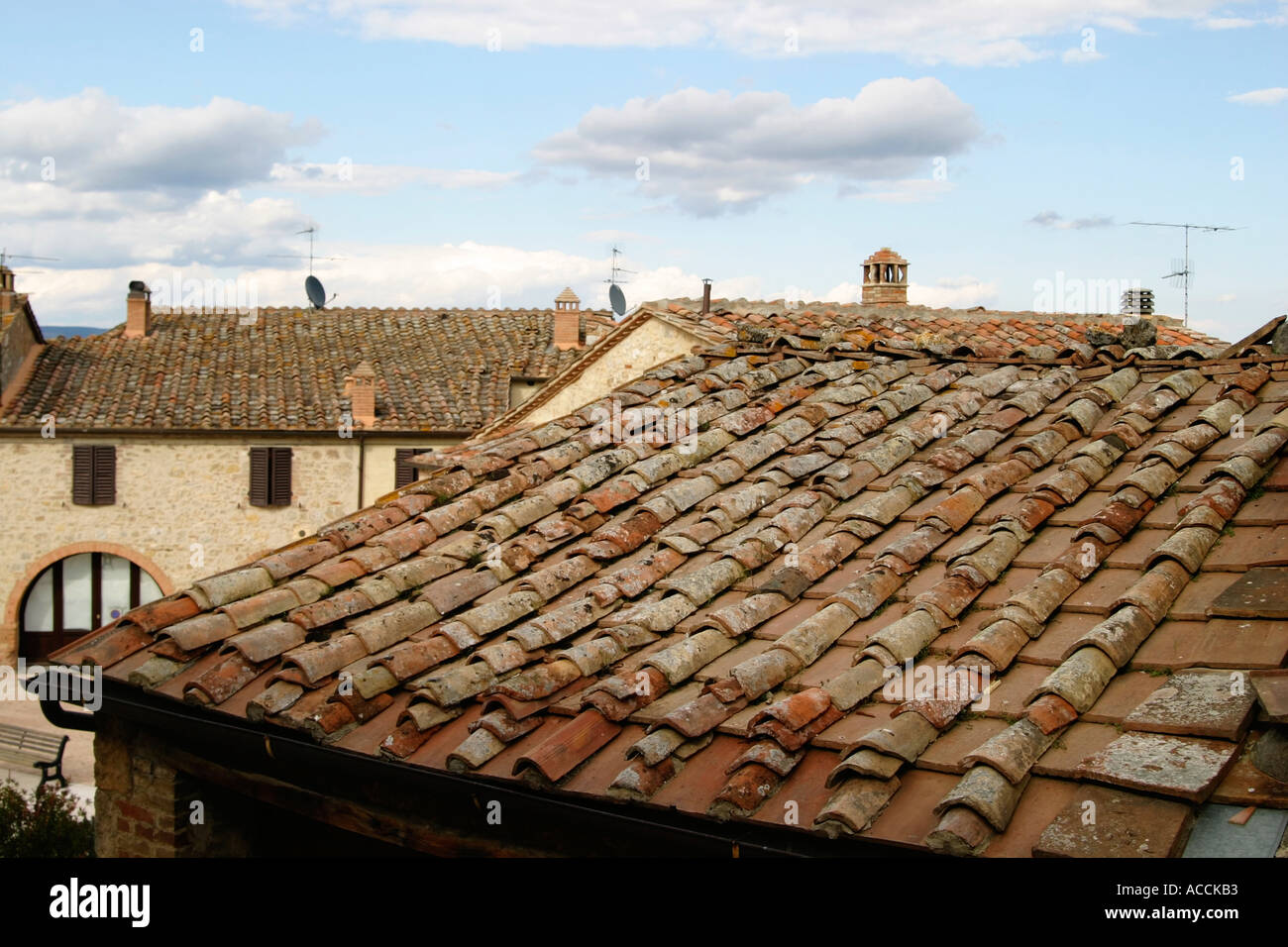 Vista sui tetti di Firenze Toscana Italia Foto Stock